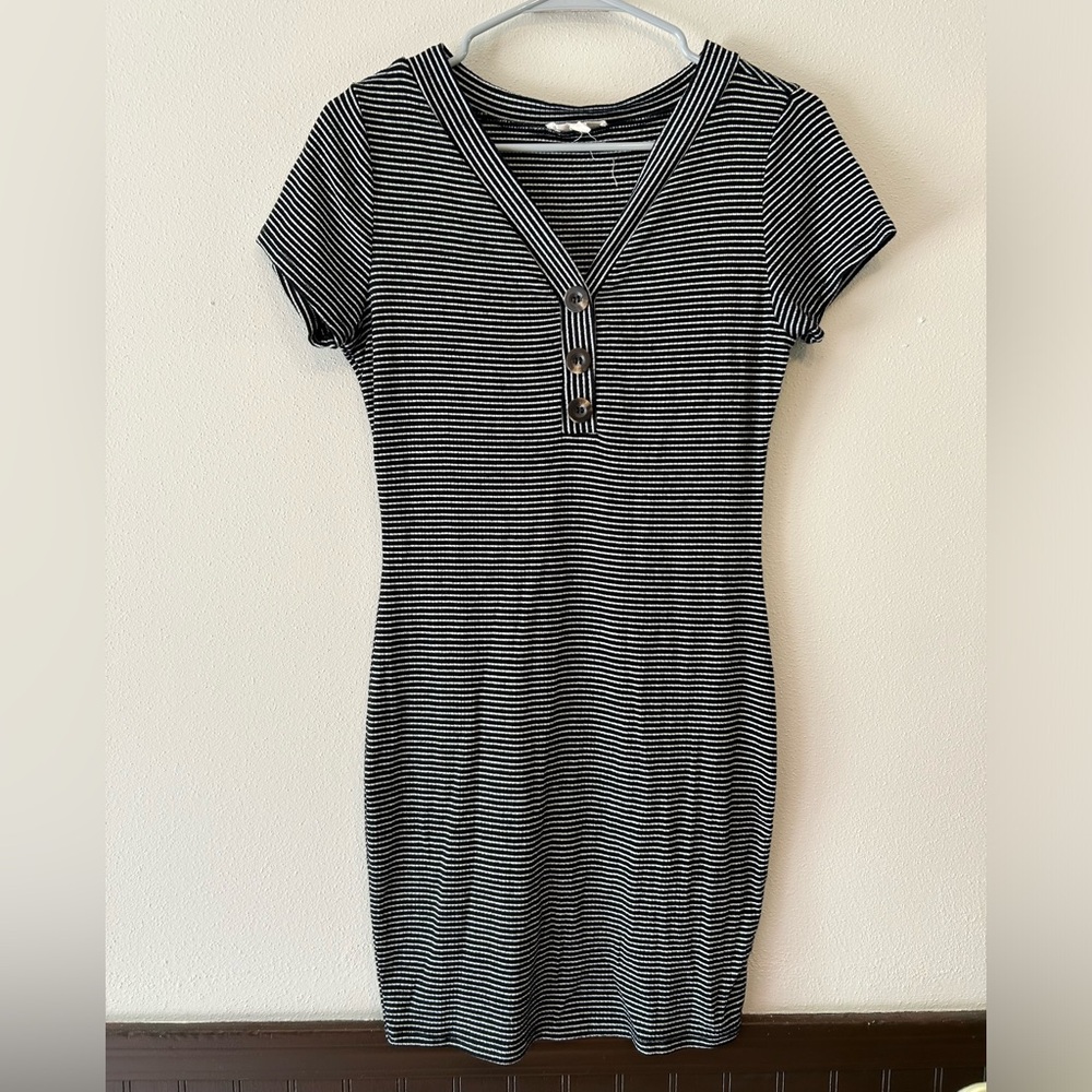 Stripped Mini Dress